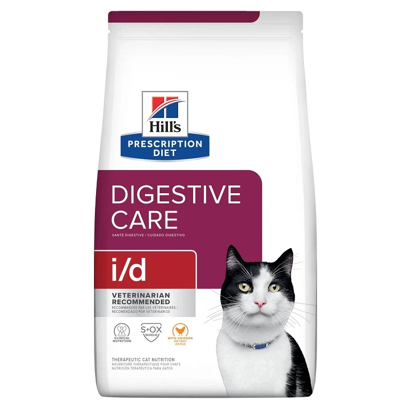 Alimento Seco Para Gatos Hills Prescription Diet I/D 4LB
