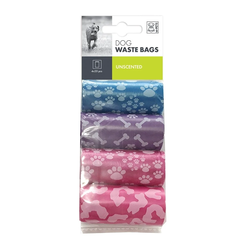Bolsas de Colores para Desechos M-Pets 4 unidades