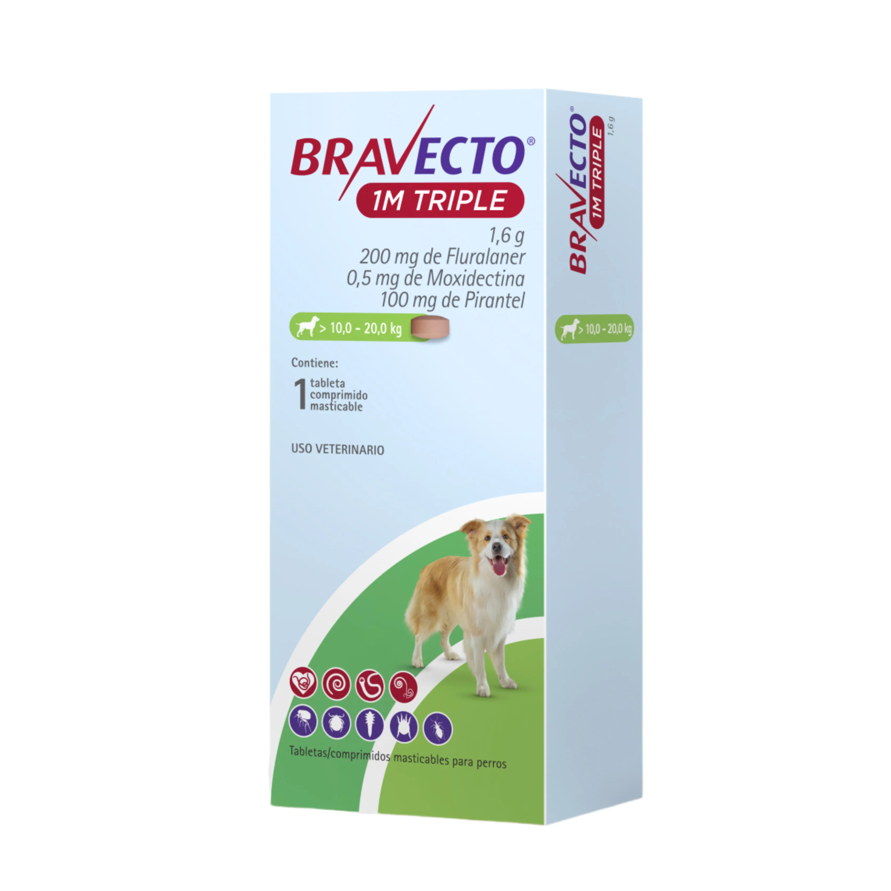Desparasitanre Externo e Interno para Perro Bravecto Triple 1 M - Image 4
