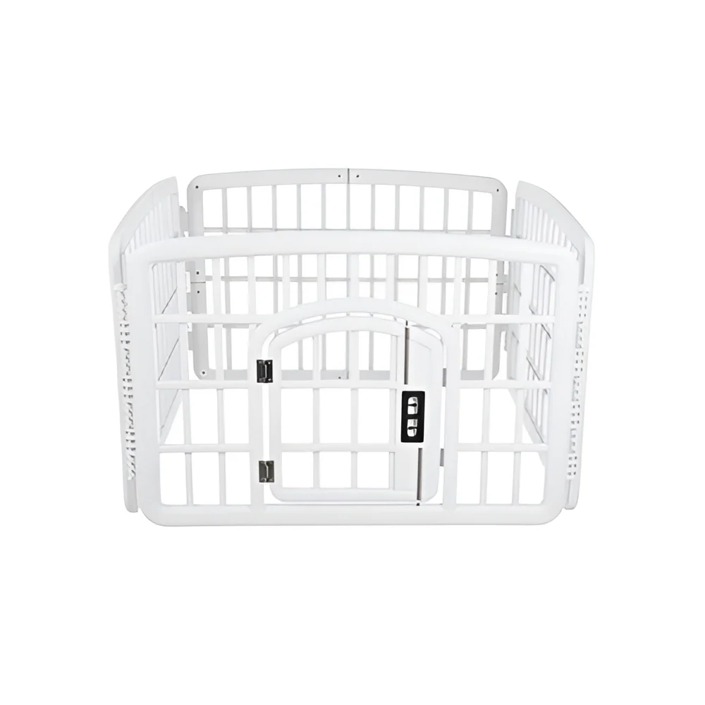Corral Blanco Para Puppy Con Puerta