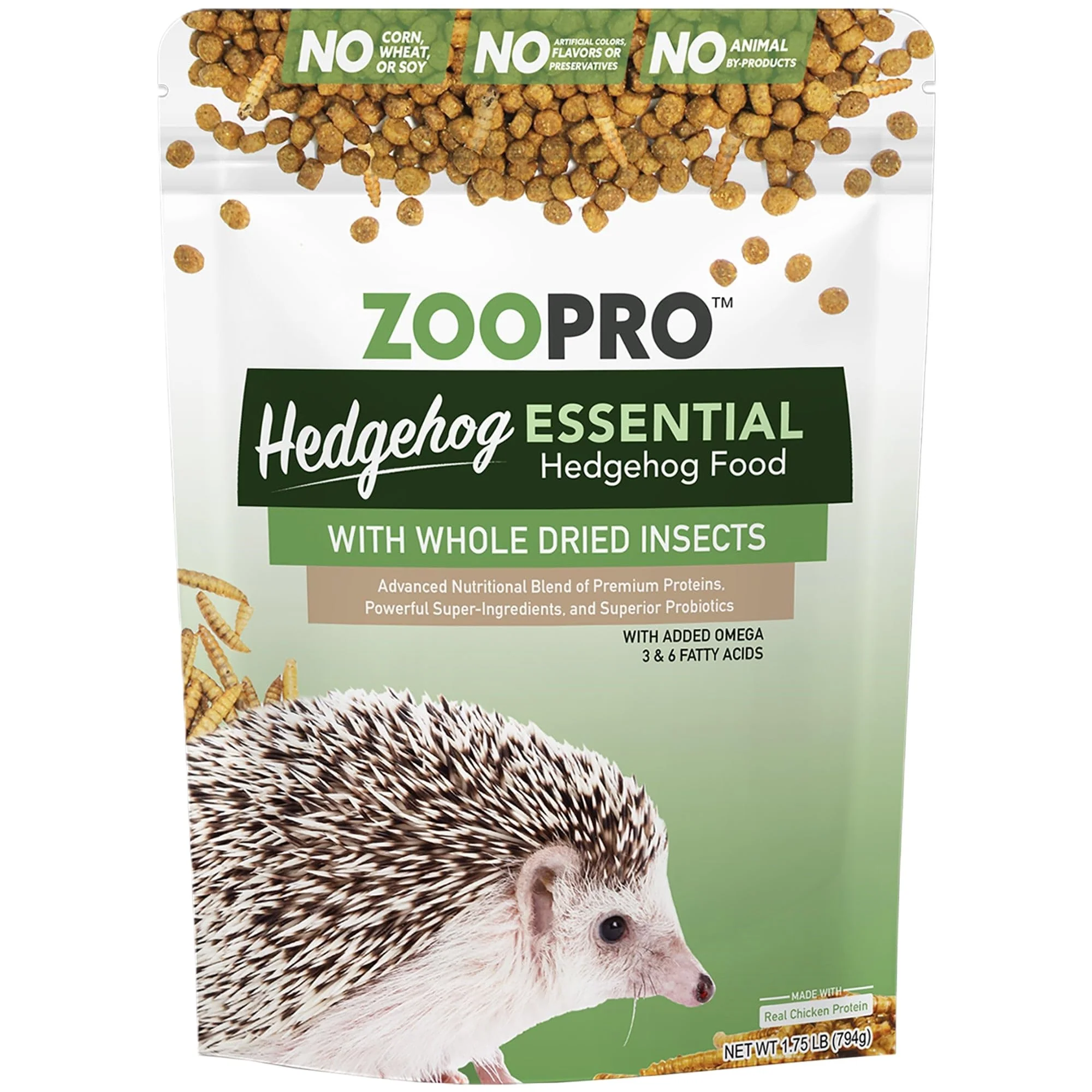 Exotic Nutrition Alimento Esencial Para Erizos 1.75LB