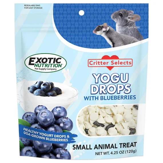 Snack Yogurt y Moras para Roedores